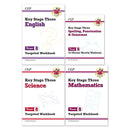 CGP KS3 Year 8 Workbook Bundle – Ages 12-13 (Maths, English, Science, Spelling Punctuation and Grammar)