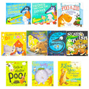 Animal Stories 10 Picture Books Collection Set (Squish Squash Squished, Cock-a-Doodle-Poo!, Hippobottymus, I Love You Forever and a Day and More)