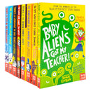 Izzy and Friends (Baby Aliens) Series Collection 1–8 Books Set by Pamela Butchart (Baby Aliens Got My Teacher, The Spy Who Loved School Dinners, My Headteacher is a Vampire Rat, To Wee or Not to Wee & More)
