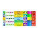 Bizzy Bear Series 5 Books Collection Bundle Set(Fun Park, Breakdown Truck, Aeroplane Pilot, Pirate Adventure & Dinosaur Safari)(With Sliders to Push and Pull!)