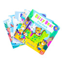 Bizzy Bear Series 5 Books Collection Bundle Set(Fun Park, Breakdown Truck, Aeroplane Pilot, Pirate Adventure & Dinosaur Safari)(With Sliders to Push and Pull!)