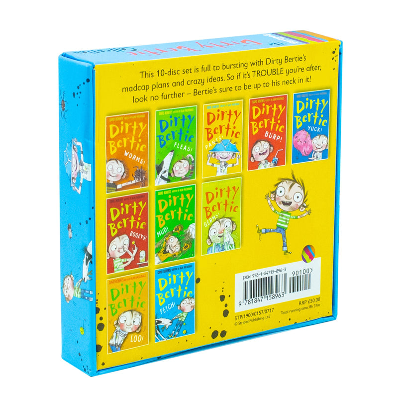 The Dirty Bertie Audio Collection 10 Cds Box Set Pack By David Roberts And Alan Macdonald
