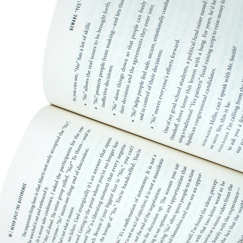 Never Split the Difference: Negotiating as if Your Life Depended on It