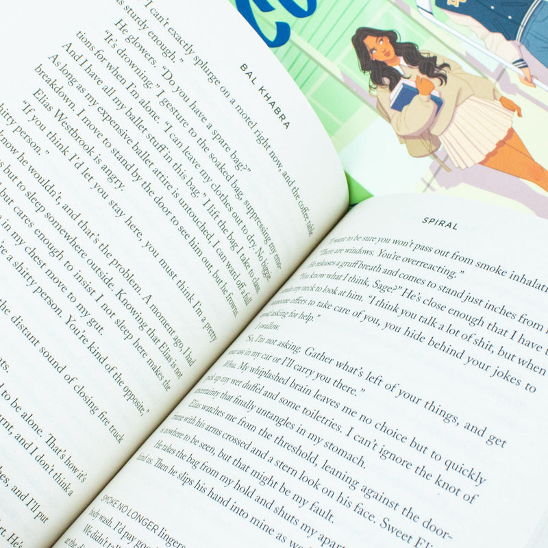 Off The Ice Series 2 Books Collection Set by Bal Khabra (Collide, Spiral)