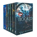 Never After Series by Emily McIntire Complete 6 Books Collection Set (Hexed, Hooked, Scarred, Wretched, Twisted & Crossed)