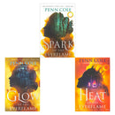 The Kindred's Curse Saga Collection 3 Books Set By Penn Cole (Glow of the Everflame, Spark of the Everflame and Heat of the Everflame)