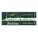 Lauren Roberts Powerless Trilogy Collection 3 Books Set (Powerless, Powerful & Reckless)