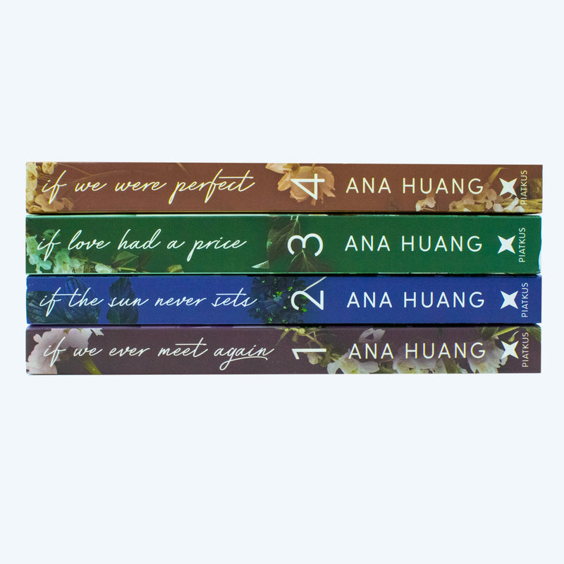 If Love Series by Ana Huang 4 Books Collection Set (If We Ever Meet Again, If the Sun Never Sets, If Love Had A Price, If We Were Perfect)