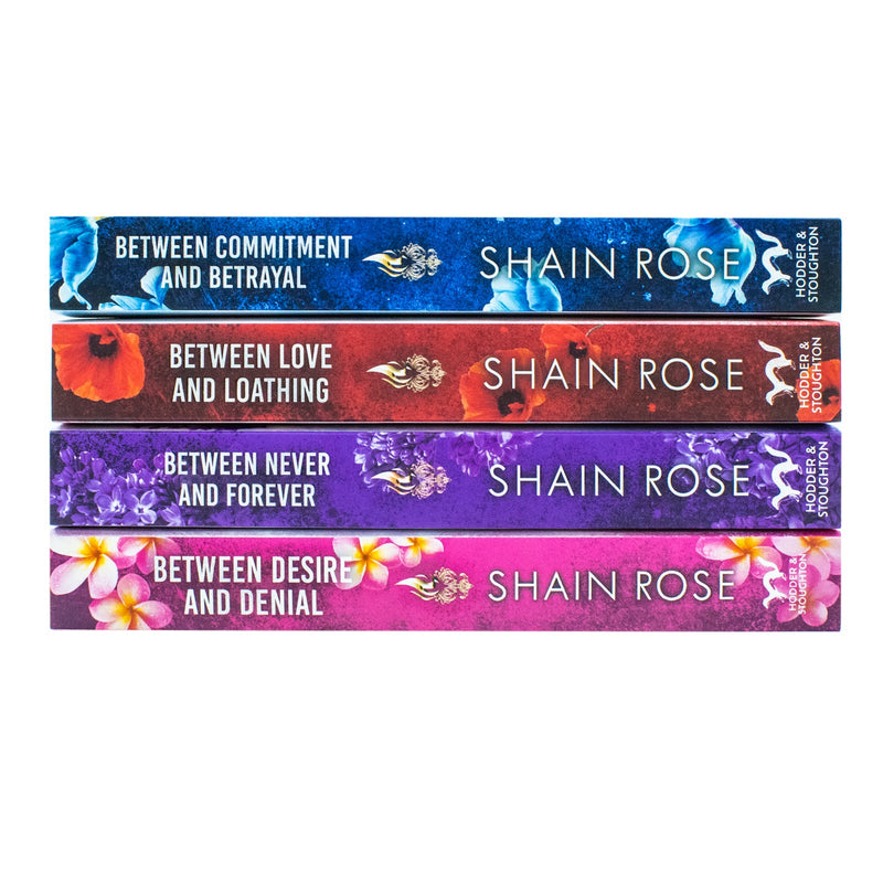 Hardy Billionaires Series By  4 Books Collection Set (Between Desire And Denial, Between Commitment And Betrayal, Between Love And Loathing, Between Never And Forever)