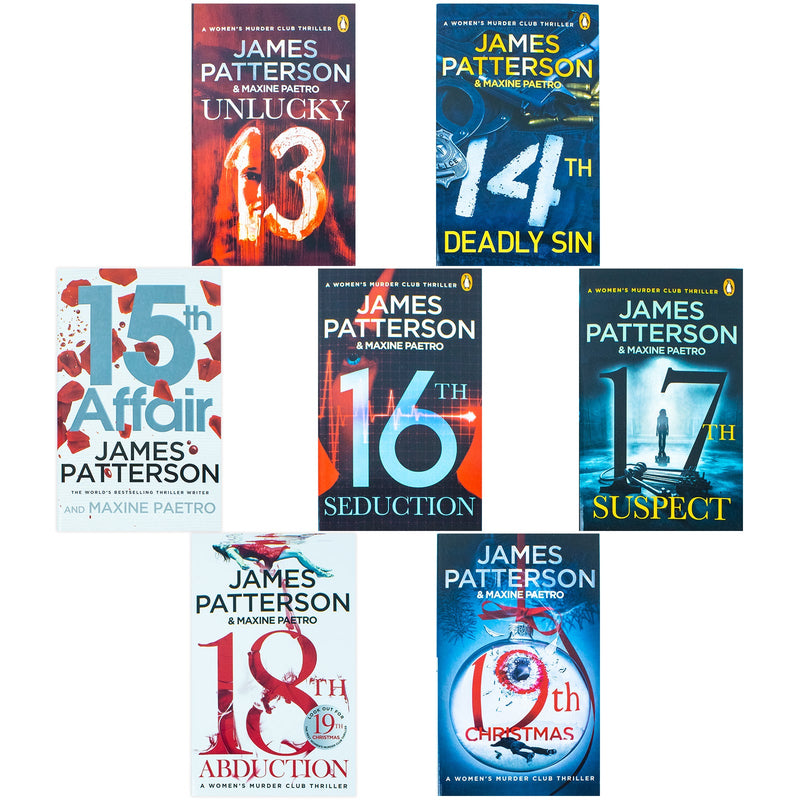 Womens Murder Club 7 Books Collection Set by James Patterson (Books 13 - 19)