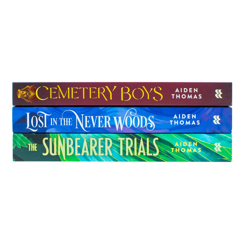 Aiden Thomas Collection 3 Books Set (Cemetery Boys, The Sunbearer Trials, Lost in the Never Woods)