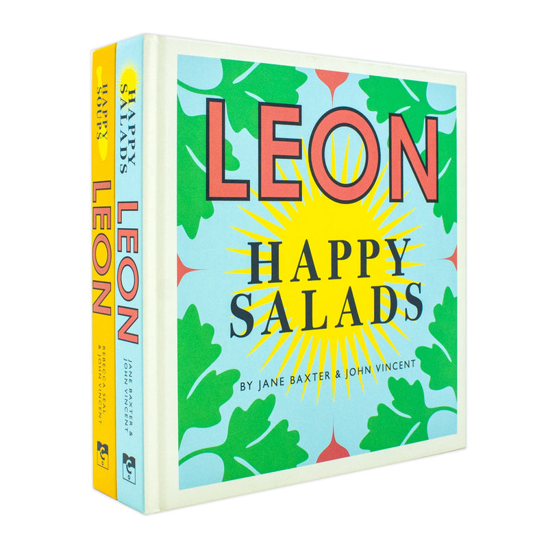 Happy Leons 2 Books Collection Set - Leon Happy Soups, Leon Happy Salads