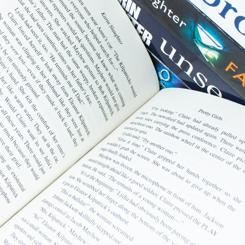 Will Trent Series by Karin Slaughter Collection 7 Books Set (Fallen, Unseen, Broken, Fractured, Triptych, Pretty Girls, Cop Town)