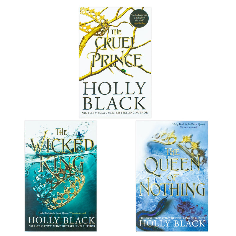 The Folk Of The Air Series 3 Books Collection Set By Holly Black The Cruel Prince The Wicked King, the Queen Of Nothing