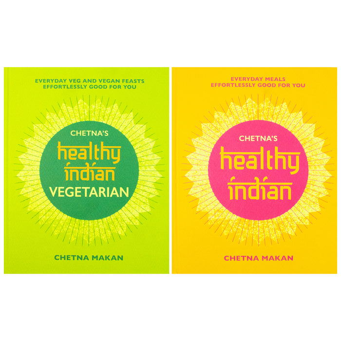 Chetna's Healthy Indian and Healthy Indian Vegetarian By Chetna Makan 2 Books Collection Set