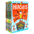 Hercules Series 4 Books Collection Set By Tom Vaughan (The Diary of a (Sort of) Hero, A Hero's Journey (on a School Trip), Hero to Zero? and Hercules vs the Minotaur)
