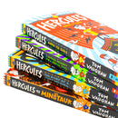 Hercules Series 4 Books Collection Set By Tom Vaughan (The Diary of a (Sort of) Hero, A Hero's Journey (on a School Trip), Hero to Zero? and Hercules vs the Minotaur)