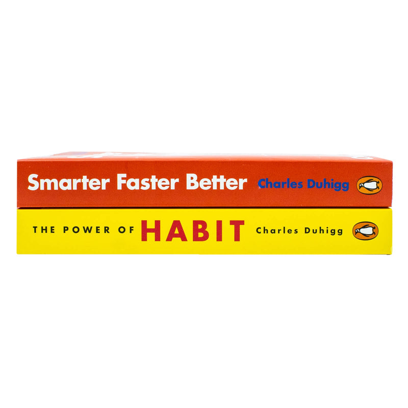 Charles Duhigg Collection 2 Books Set (The Power of Habit, Smarter Faster Better)