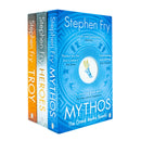 Stephen Fry Greek Myths Series Collection 3 Books Set (Troy, Heroes, Mythos)