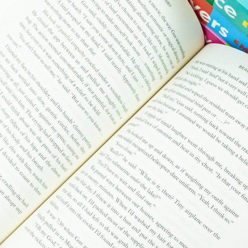 Emily Henry Collection 4 Books Set (Book Lovers, Beach Read, People We Meet on Vacation and Happy Place)
