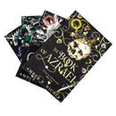 Gods and Monsters Series 1-4 Books Collection Set By Amber V. Nicole (The Book of Azrael, The Throne of Broken Gods, The Dawn of the Cursed Queen and The Wrath of the Fallen)