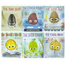 The Food Group Series 6 Books Collection Set By Jory John (The Bad Seed, The Good Egg, The Cool Bean, The Couch Potato, The Smart Cookie & The Sour Grape)