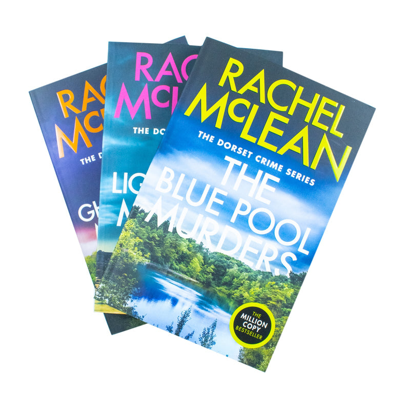 Dorset Crime Series 7-9 Collection 3 Books Set By Rachel McLean (The Blue Pool Murders, The Lighthouse Murders and The Ghost Village Murders)