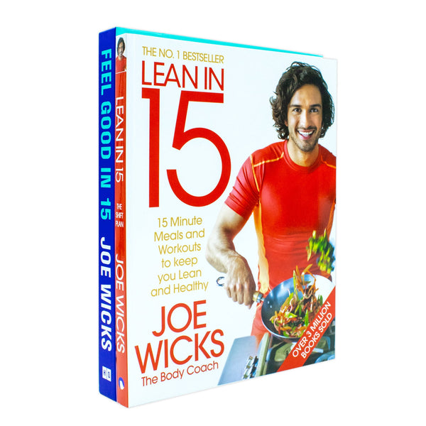 Lean in 15 The Shift Plan and [Hardcover] Feel Good In 15 By Joe Wicks 2 Books Collection Set