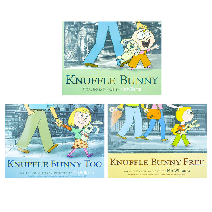 Knuffle Bunny Series Collection 3 Books Set By Mo Willems (Knuffle Bun
