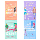 Elena Armas Collection 4 Books Set (The American Roommate Experiment, The Fiance Dilemma, The Spanish Love Deception & The Long Game)