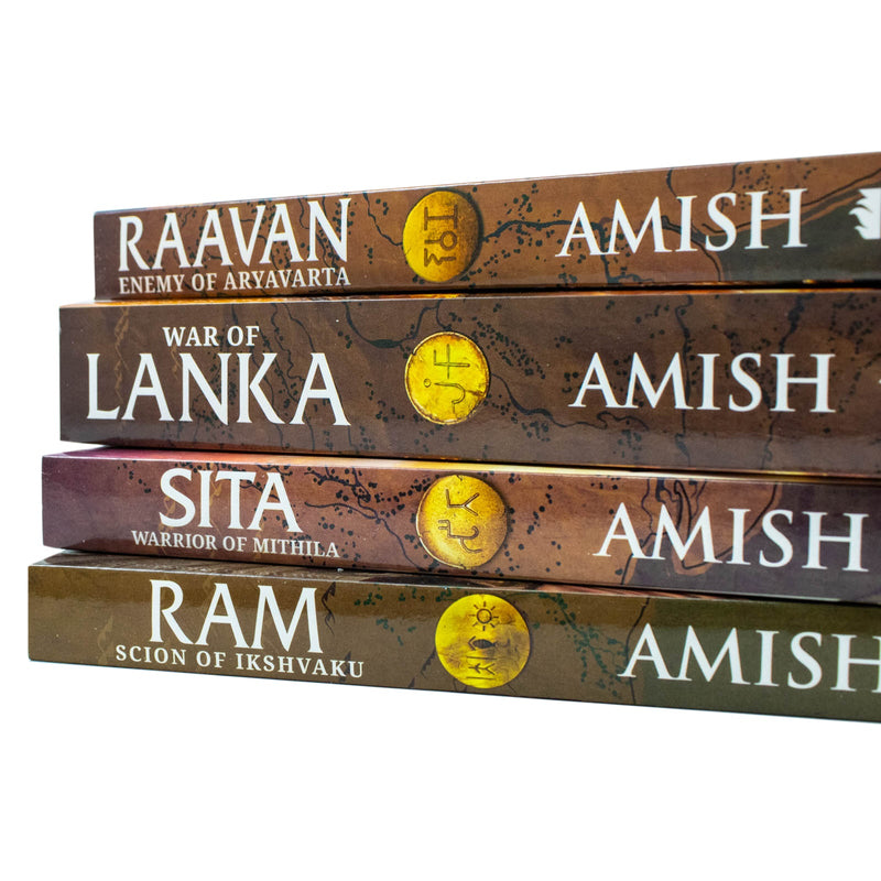 The Ram Chandra Series Boxset of 4 Books: Ram - Scion of Ikshvaku, Sita - Warrior of Mithila, Raavan : Enemy of Aryavarta, War of Lanka)