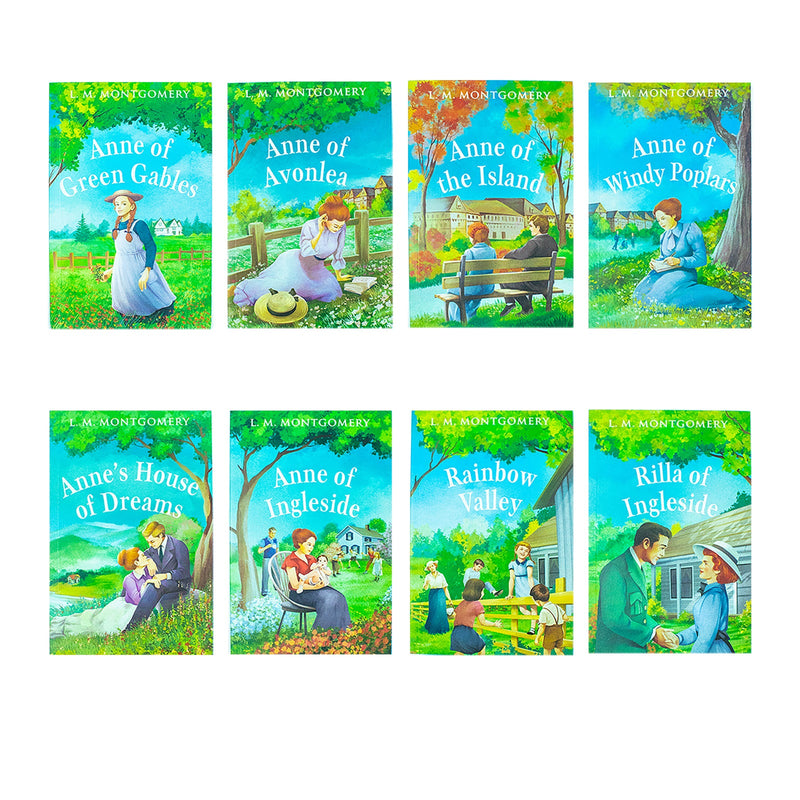Anne Of Green Gables The Complete Collection 8 Books Set By L.M. Montgomery NEW COVER