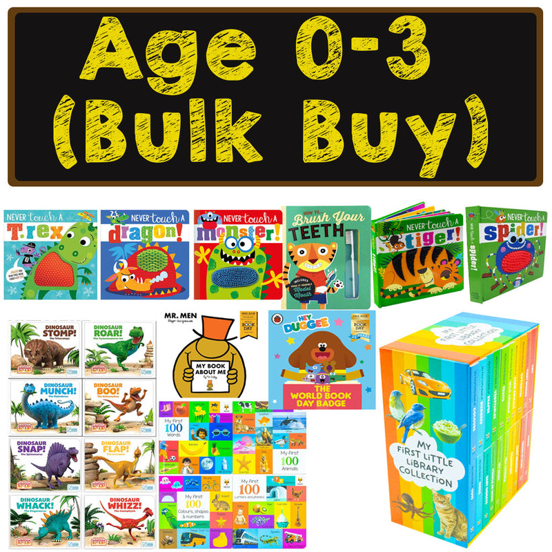 (Age 0-3 Book Bundle Bulk Buy Set) Kids Books , Toddler Books, Early Learning Reading Books, Bulk Buy, Childrens Books Collection Set