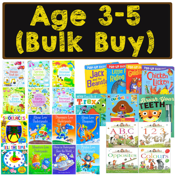 (Age 3-5 Book Bundle Bulk Buy) Pop-Up,Great Christmas Deal Contains Childrens Books Collection Set