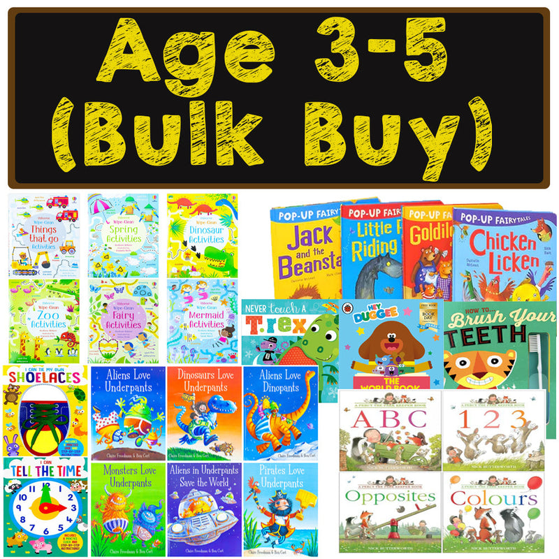 (Age 3-5 Book Bundle Bulk Buy) Pop-Up,Great Christmas Deal Contains Childrens Books Collection Set