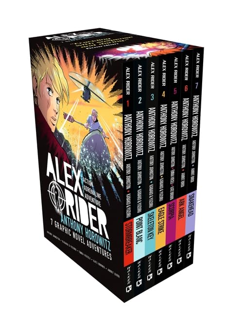 Alex Rider Collection 7 Graphics Books Set By Anthony Horowitz
