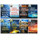 Ann Cleeves Shetland Series Collection 8 Books Set Books 1-8 - Blue Lightning, Raven Black, White Nights and More