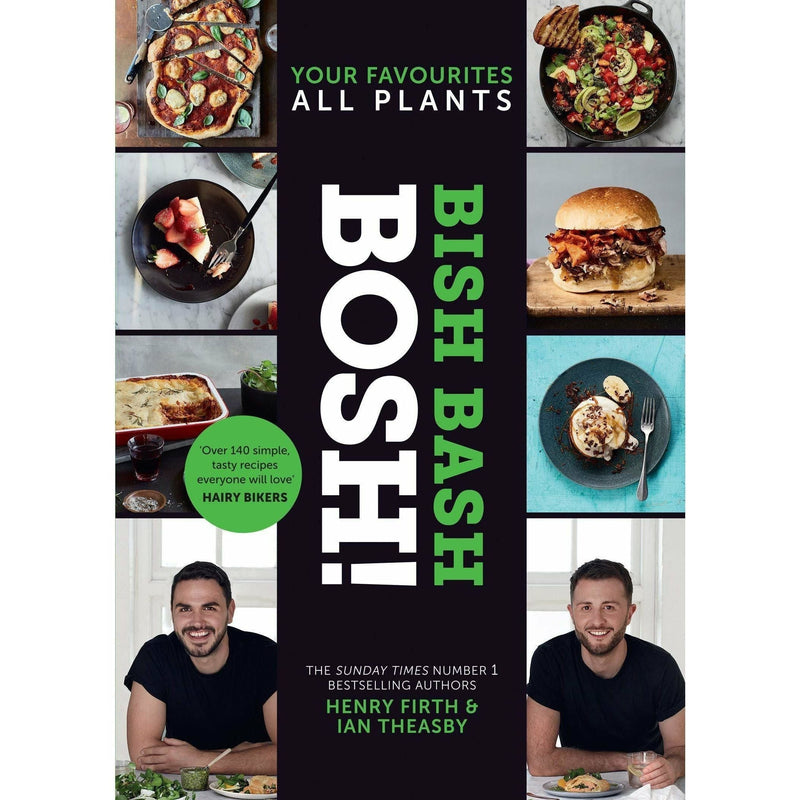 BOSH Series 4 Books Collection Set (Healthy Vegan, [Hardcover] Speedy BOSH, [Hardcover] Bosh Simple Recipes, [Hardcover] Bish Bash Bosh)