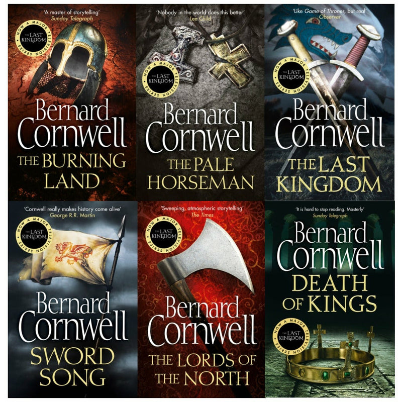 The Last Kingdom Warrior Chronicles Saxon Tales Series 1-6 Books Collection Set by Bernard Cornwell