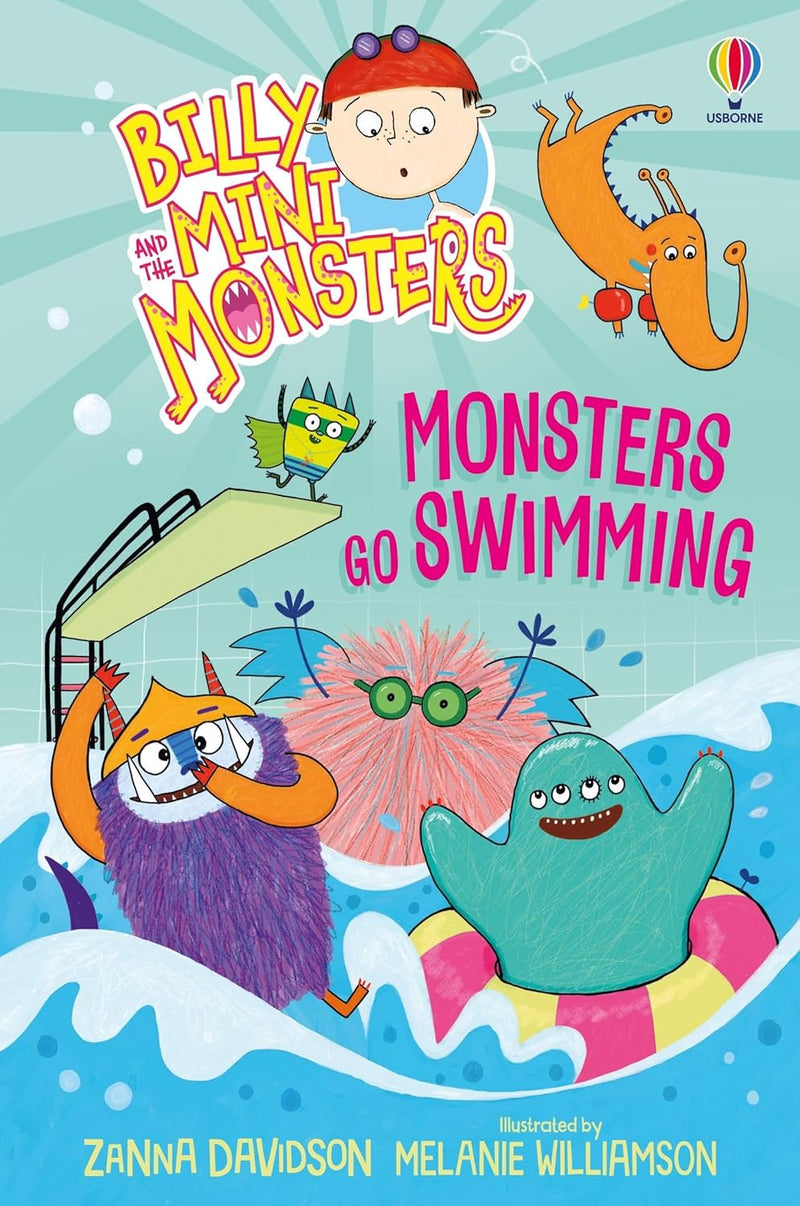 Billy and the Mini Monsters 6 Books Collection Set by Zanna Davidson SERIES 1 (Monsters go to School, on a Plane, In the Dark, Go to a Party! and More)