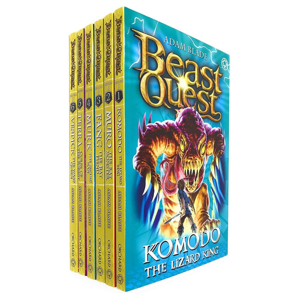 Beast Quest Series 6 The World Of Chaos 6 Books Collection Set - Books 31-36 By Adam Blade