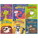(Age 3-5) Sue Graves Behaviour Matters Series 2 Collection 6 Books Set (Gecko is Frustrated, Lemur Feels Let Down, Llama Stops Teasing, Sloth Gets Busy, Flamingo is Brave, Kiwi Tidies Up)