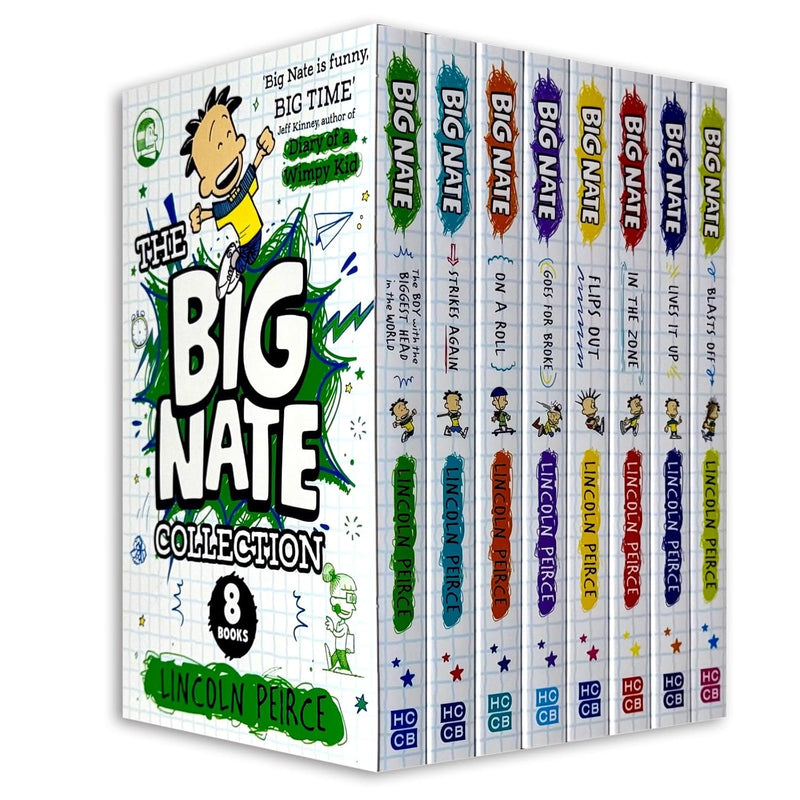 Big Nate Books series Collection 8 books Box Set by Lincoln Peirce