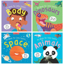 Big Words for Little Experts 4 Books Set (Body, Dinosaurs, Space, Animals)