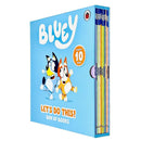 Bluey Let's Do This! 10 Picture Books Story Collection Box Set – The Beach, Magic Xylophone & Fun Adventure Stories for Kids