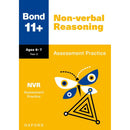 Bond 11+ Maths English Verbal Non-Verbal Reasoning Assessment Practice 6-7 years 4 Books Set (Bond Assessment Papers)