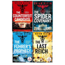 Brian Klein Series 4 Books Collection Set (The Counterfeit Candidate, The Führer's Prophecy, The Last Reich, [HB] The Spider Covenant)