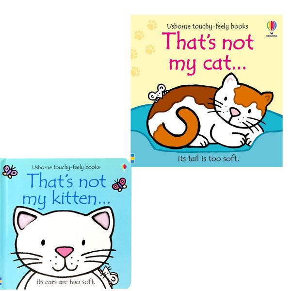 Usborne Touchy-feely That's Not My Cat, Kitten 2 Board Books Collection Set