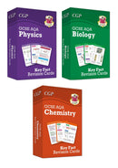 GCSE Biology AQA Key Fact Revision Cards Set of 3 (Biology, Chemistry, Physics)