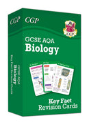 GCSE Biology AQA Key Fact Revision Cards Set of 3 (Biology, Chemistry, Physics)